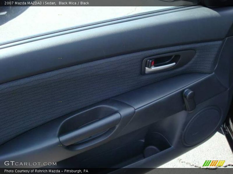 Black Mica / Black 2007 Mazda MAZDA3 i Sedan