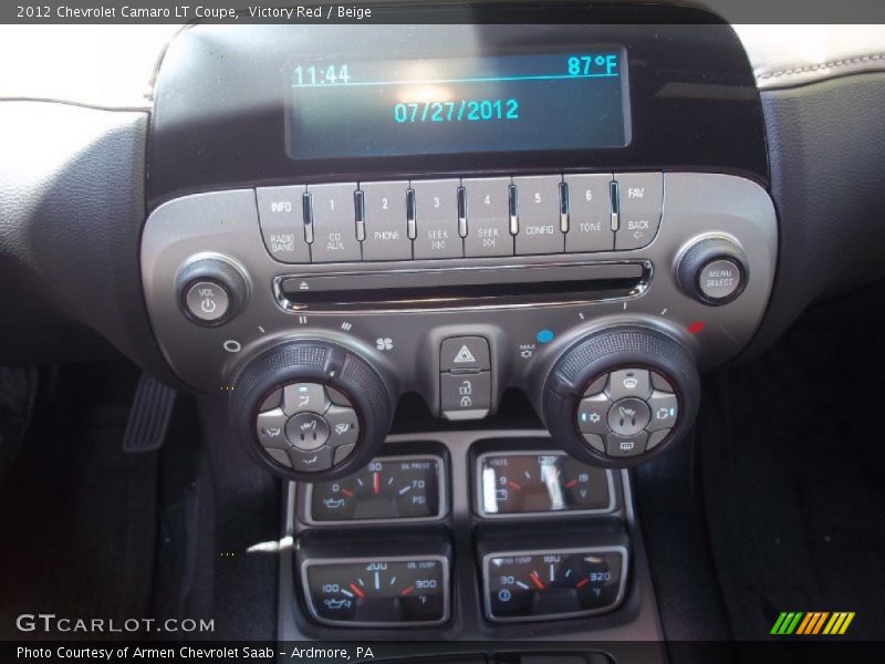 Victory Red / Beige 2012 Chevrolet Camaro LT Coupe
