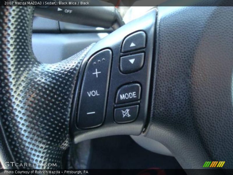 Black Mica / Black 2007 Mazda MAZDA3 i Sedan