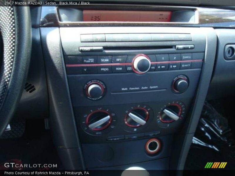 Black Mica / Black 2007 Mazda MAZDA3 i Sedan