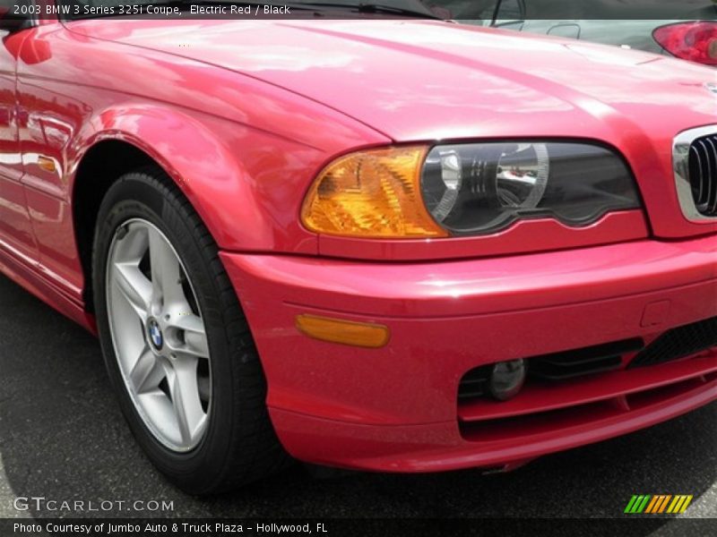 Electric Red / Black 2003 BMW 3 Series 325i Coupe