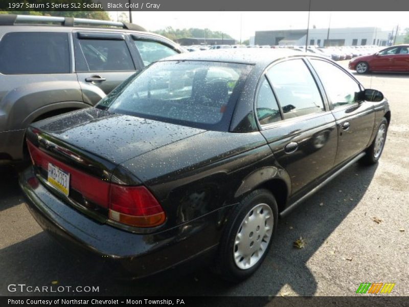 Black Gold / Gray 1997 Saturn S Series SL2 Sedan