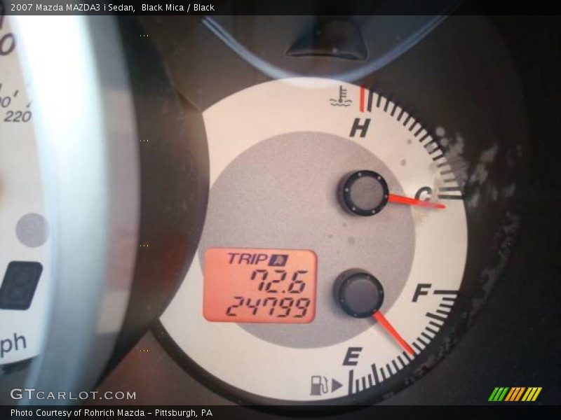Black Mica / Black 2007 Mazda MAZDA3 i Sedan