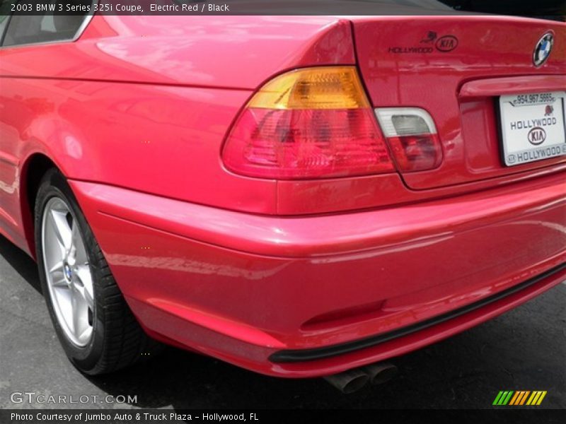 Electric Red / Black 2003 BMW 3 Series 325i Coupe