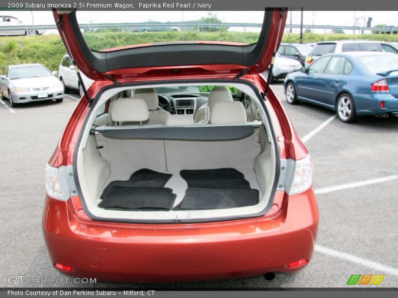 Paprika Red Pearl / Ivory 2009 Subaru Impreza 2.5i Premium Wagon