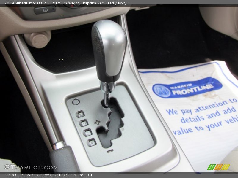 Paprika Red Pearl / Ivory 2009 Subaru Impreza 2.5i Premium Wagon