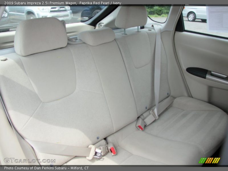 Paprika Red Pearl / Ivory 2009 Subaru Impreza 2.5i Premium Wagon
