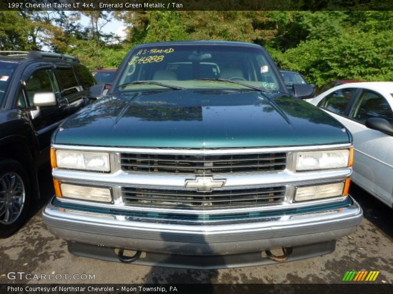 Emerald Green Metallic / Tan 1997 Chevrolet Tahoe LT 4x4