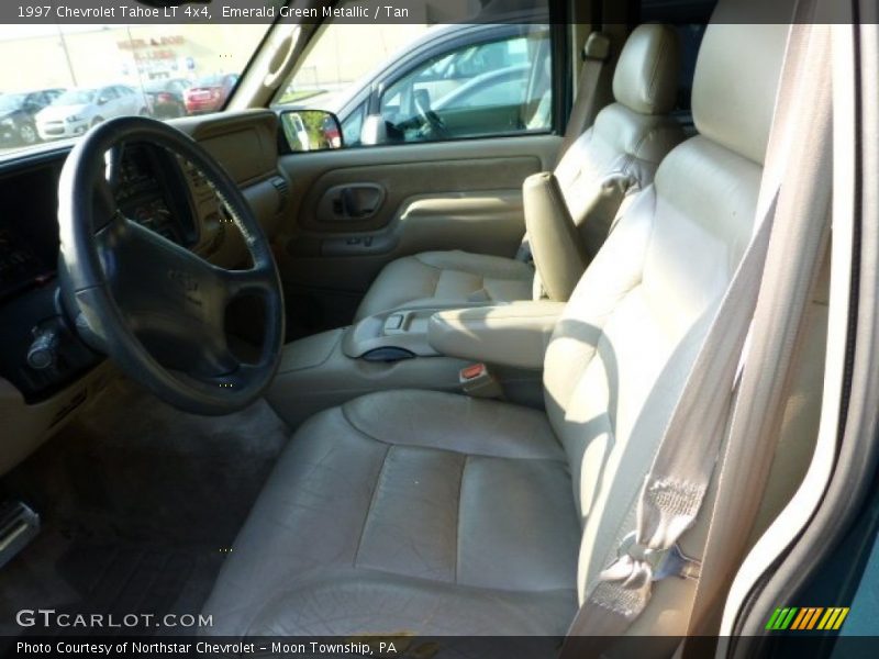 Emerald Green Metallic / Tan 1997 Chevrolet Tahoe LT 4x4