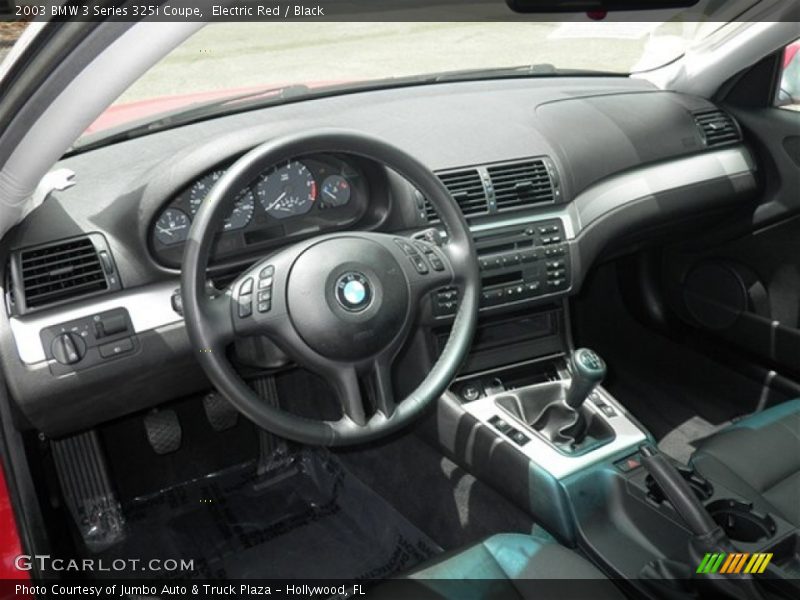 Electric Red / Black 2003 BMW 3 Series 325i Coupe