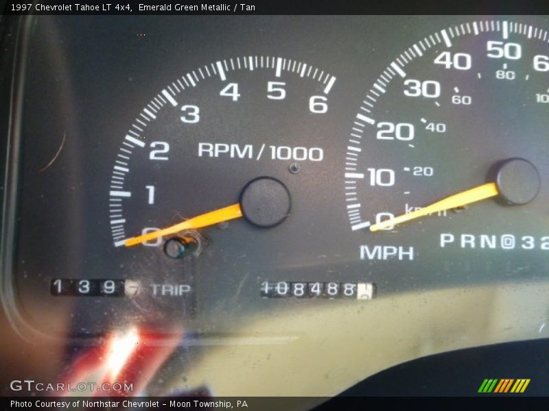 Emerald Green Metallic / Tan 1997 Chevrolet Tahoe LT 4x4