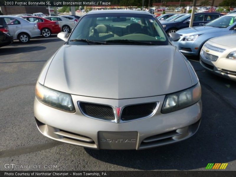 Light Bronzemist Metallic / Taupe 2003 Pontiac Bonneville SE