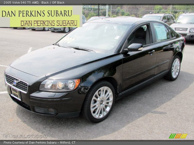 Black / Off Black 2005 Volvo S40 T5 AWD