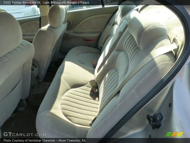 Light Bronzemist Metallic / Taupe 2003 Pontiac Bonneville SE