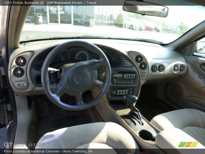Light Bronzemist Metallic / Taupe 2003 Pontiac Bonneville SE