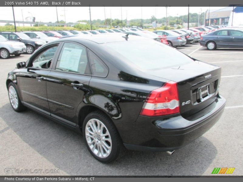 Black / Off Black 2005 Volvo S40 T5 AWD
