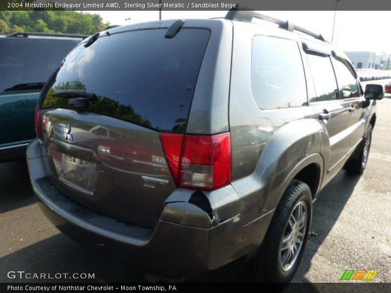 Sterling Silver Metallic / Sandblast Beige 2004 Mitsubishi Endeavor Limited AWD