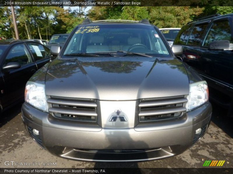 Sterling Silver Metallic / Sandblast Beige 2004 Mitsubishi Endeavor Limited AWD