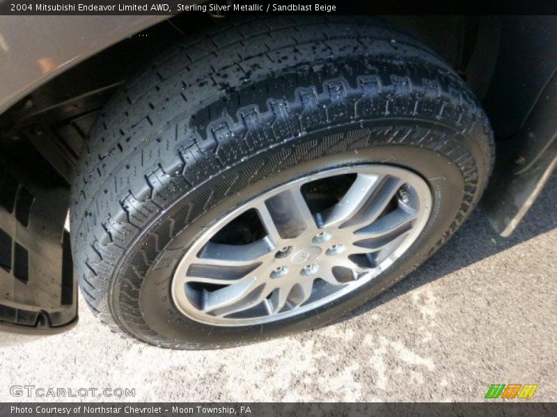 Sterling Silver Metallic / Sandblast Beige 2004 Mitsubishi Endeavor Limited AWD
