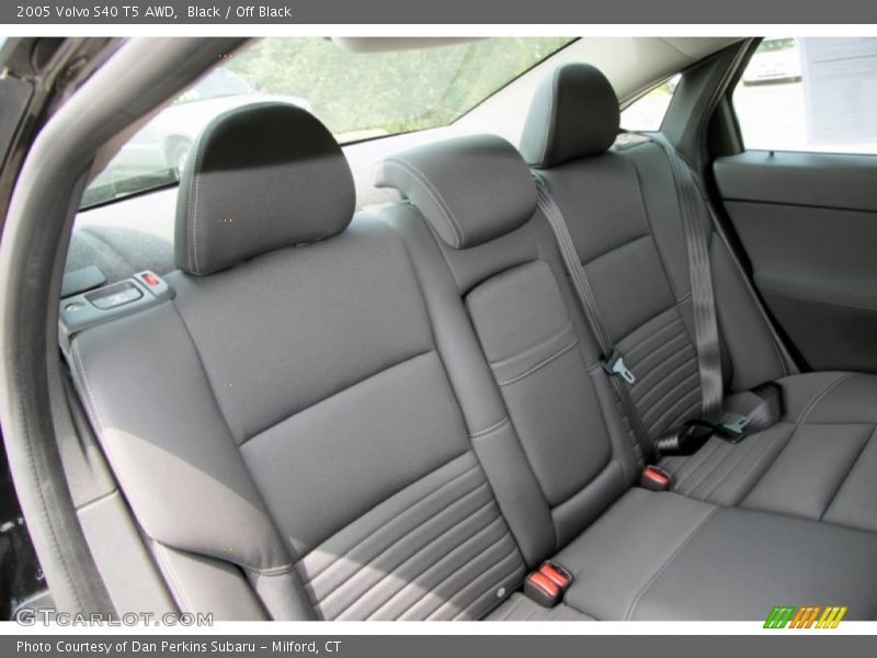 Rear Seat of 2005 S40 T5 AWD