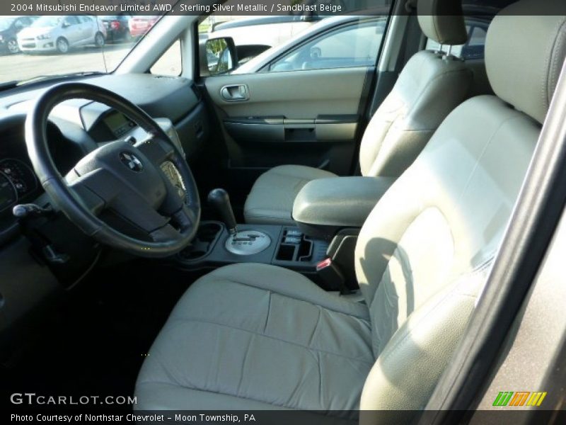 Sterling Silver Metallic / Sandblast Beige 2004 Mitsubishi Endeavor Limited AWD