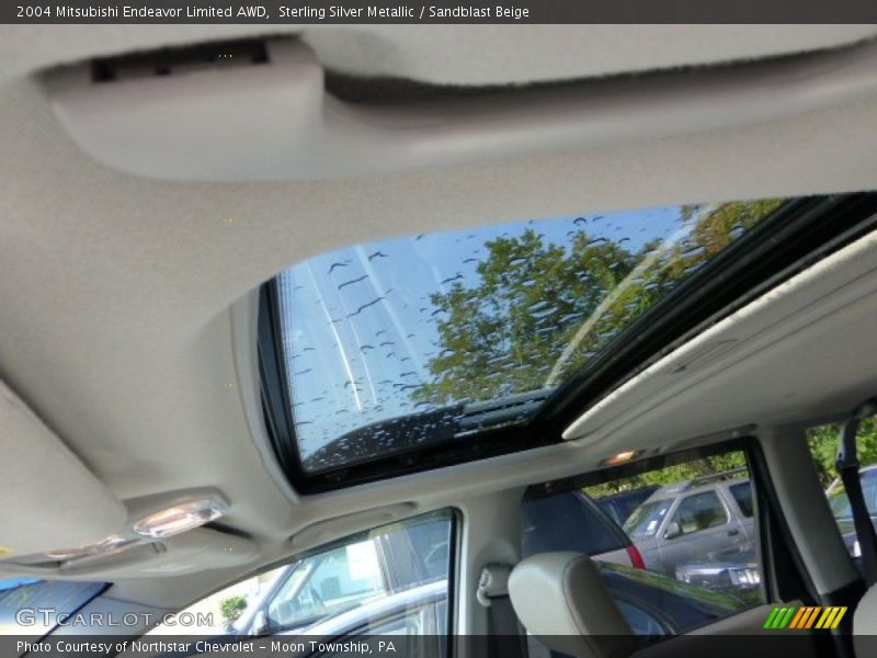 Sterling Silver Metallic / Sandblast Beige 2004 Mitsubishi Endeavor Limited AWD