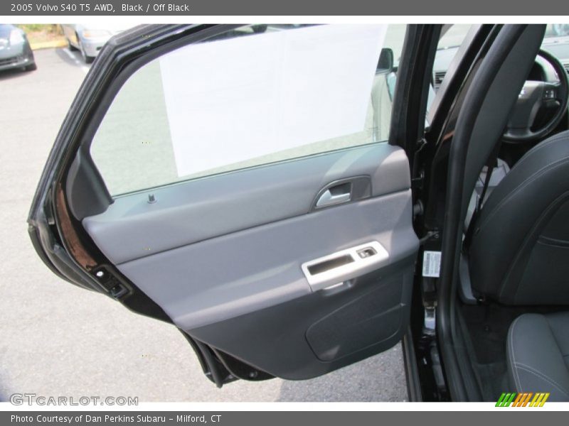 Black / Off Black 2005 Volvo S40 T5 AWD