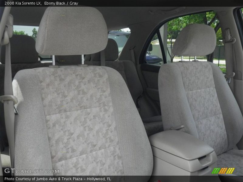 Ebony Black / Gray 2008 Kia Sorento LX