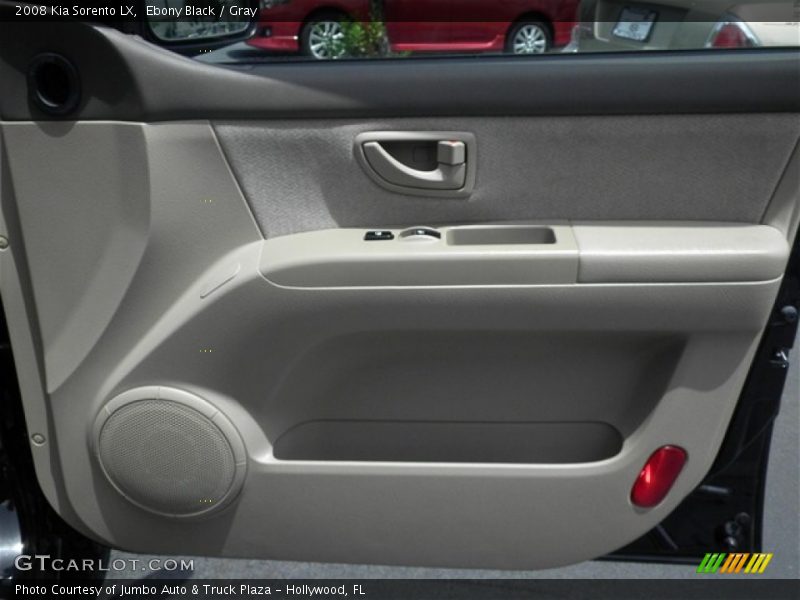Ebony Black / Gray 2008 Kia Sorento LX
