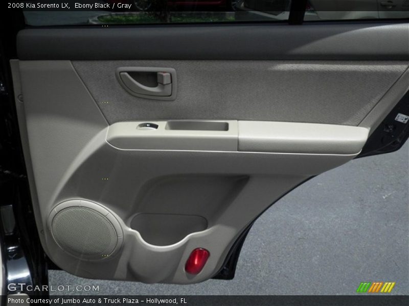 Ebony Black / Gray 2008 Kia Sorento LX