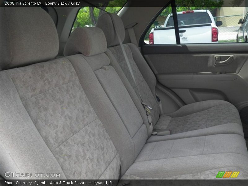 Ebony Black / Gray 2008 Kia Sorento LX