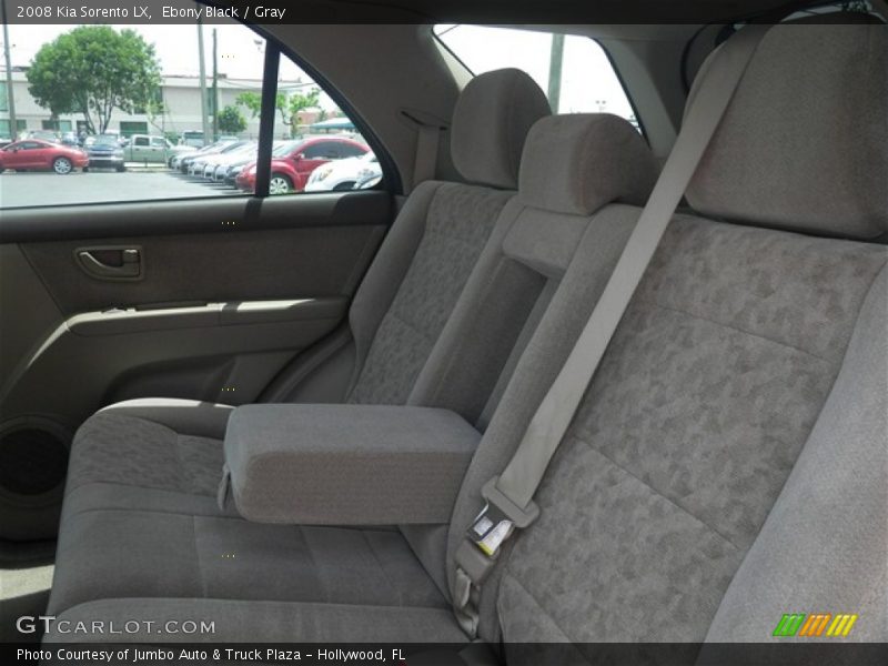 Ebony Black / Gray 2008 Kia Sorento LX