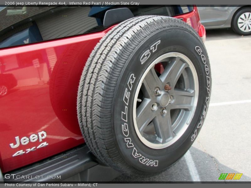 Inferno Red Pearl / Medium Slate Gray 2006 Jeep Liberty Renegade 4x4
