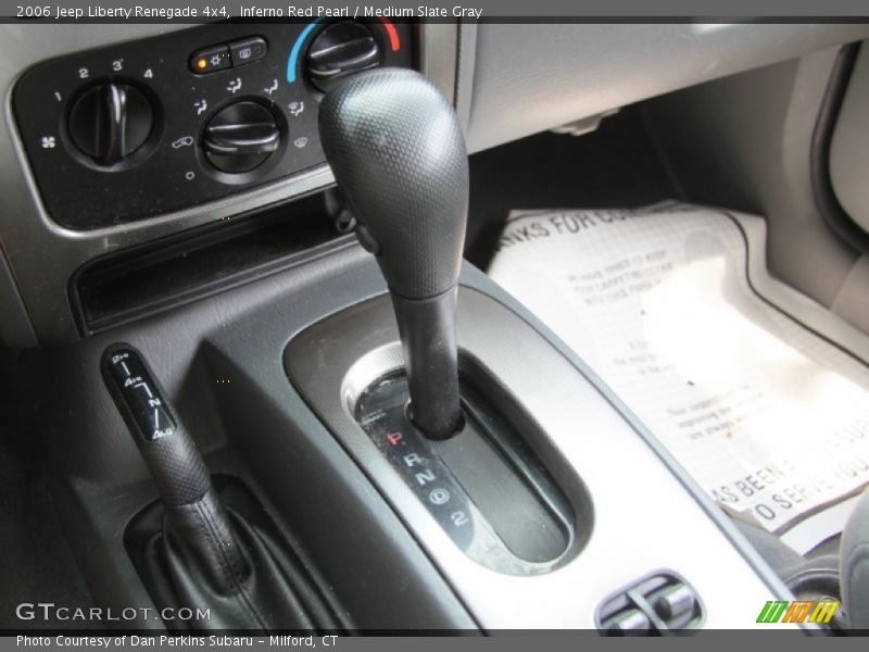 Inferno Red Pearl / Medium Slate Gray 2006 Jeep Liberty Renegade 4x4
