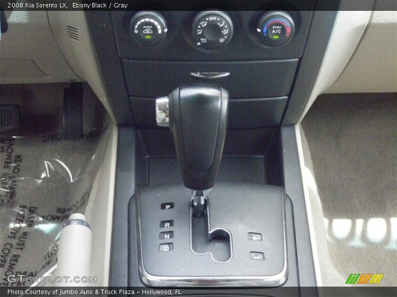Ebony Black / Gray 2008 Kia Sorento LX