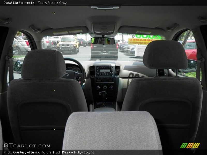 Ebony Black / Gray 2008 Kia Sorento LX
