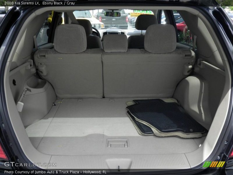 Ebony Black / Gray 2008 Kia Sorento LX
