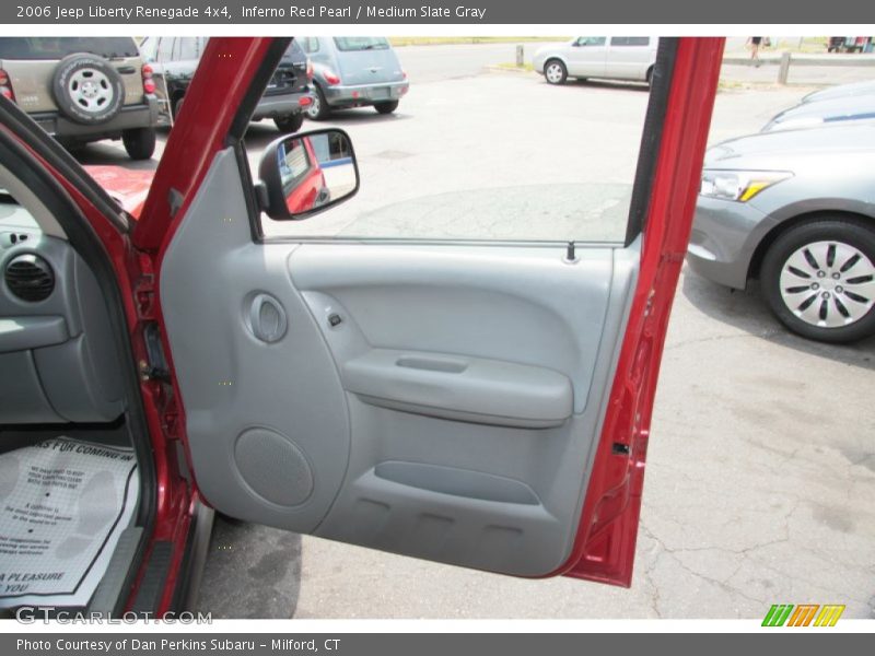 Inferno Red Pearl / Medium Slate Gray 2006 Jeep Liberty Renegade 4x4