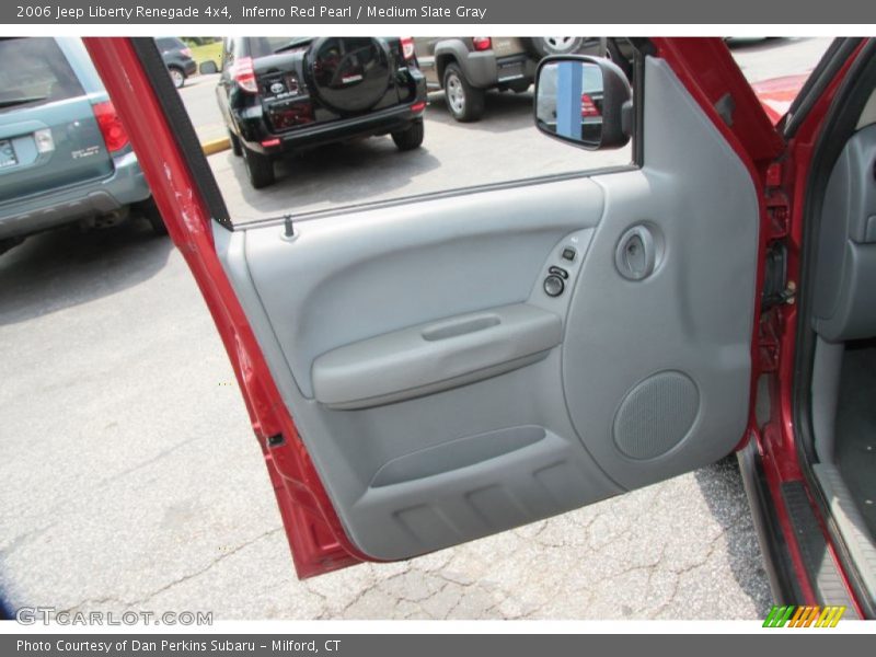Inferno Red Pearl / Medium Slate Gray 2006 Jeep Liberty Renegade 4x4
