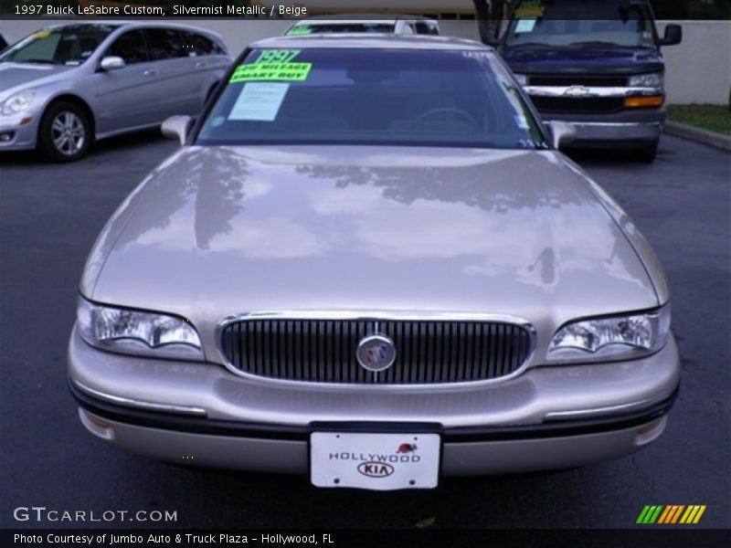 Silvermist Metallic / Beige 1997 Buick LeSabre Custom