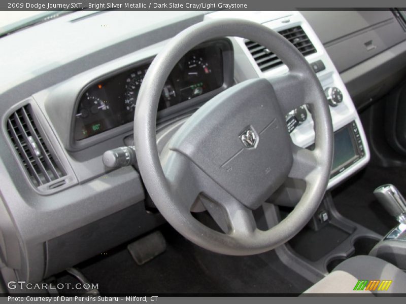 Bright Silver Metallic / Dark Slate Gray/Light Graystone 2009 Dodge Journey SXT