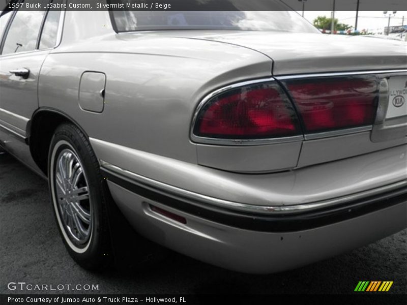 Silvermist Metallic / Beige 1997 Buick LeSabre Custom