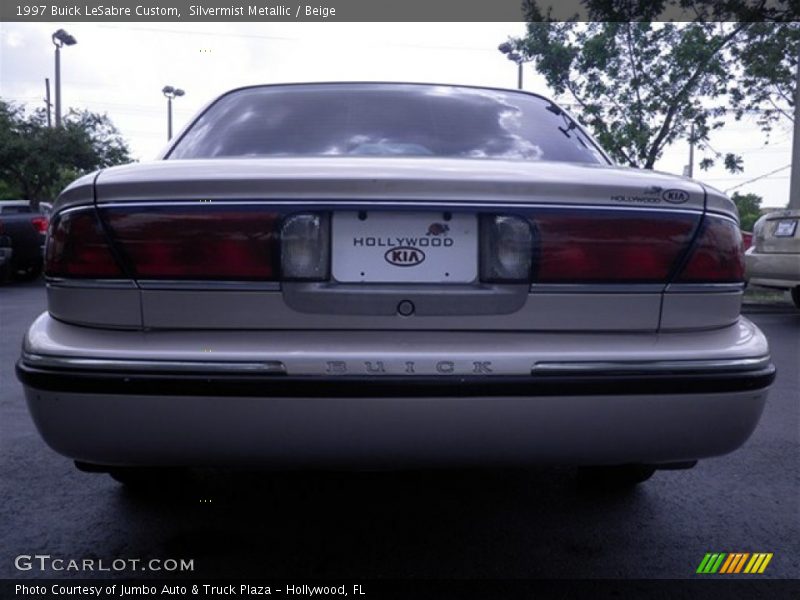 Silvermist Metallic / Beige 1997 Buick LeSabre Custom