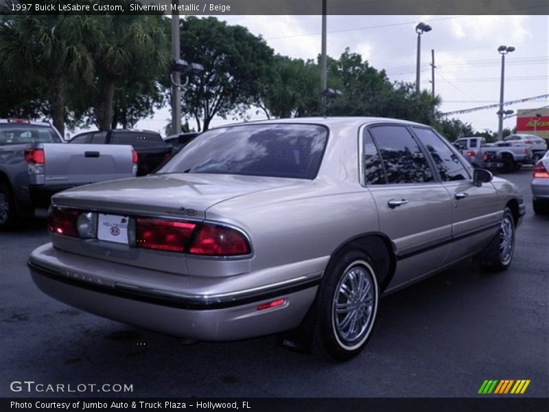 Silvermist Metallic / Beige 1997 Buick LeSabre Custom