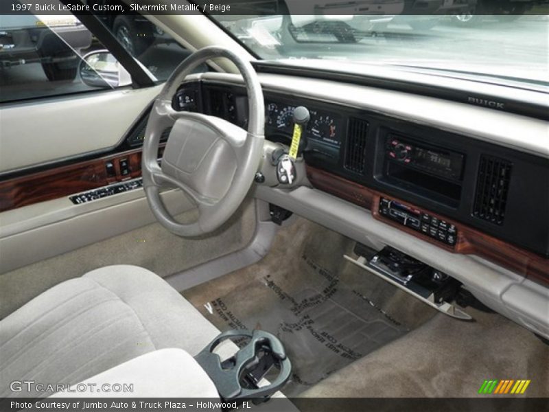 Silvermist Metallic / Beige 1997 Buick LeSabre Custom