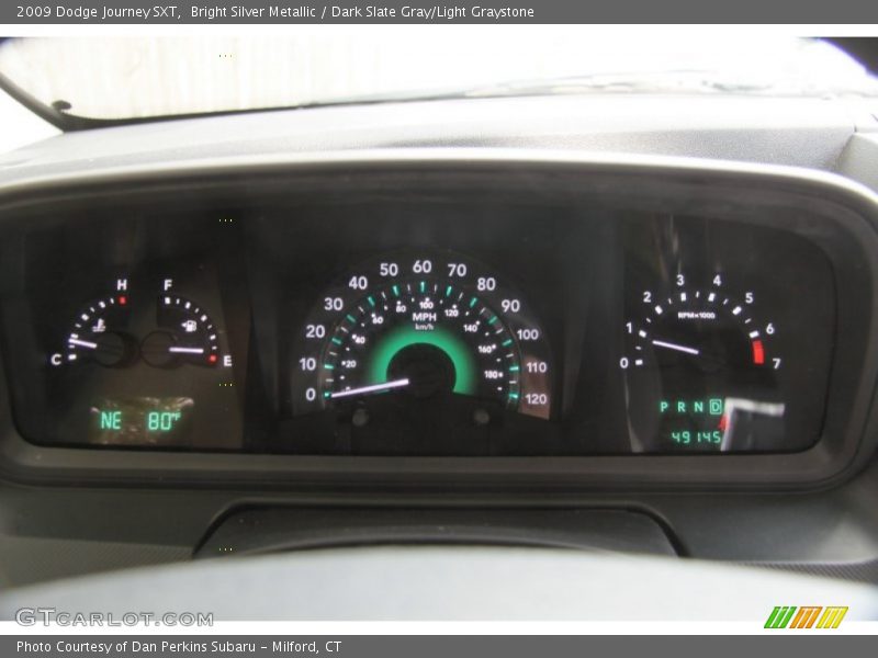 Bright Silver Metallic / Dark Slate Gray/Light Graystone 2009 Dodge Journey SXT