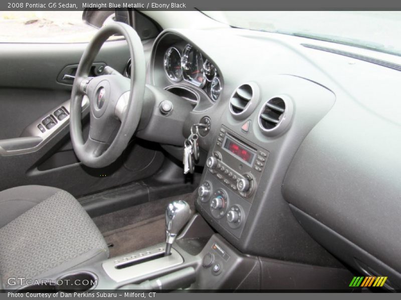 Midnight Blue Metallic / Ebony Black 2008 Pontiac G6 Sedan