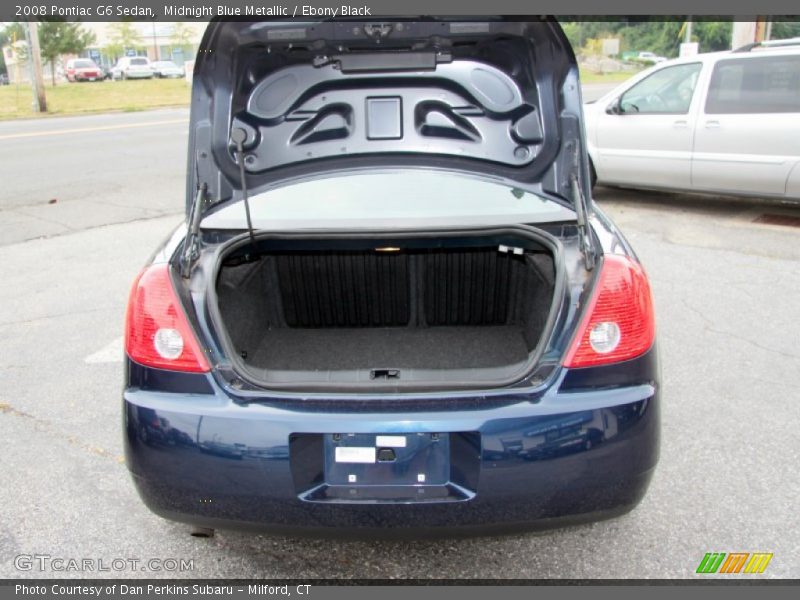 Midnight Blue Metallic / Ebony Black 2008 Pontiac G6 Sedan
