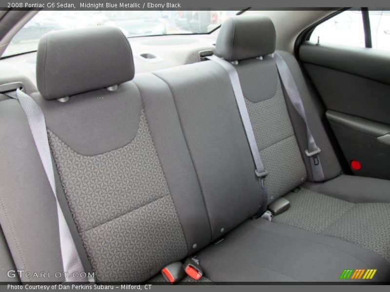 Midnight Blue Metallic / Ebony Black 2008 Pontiac G6 Sedan