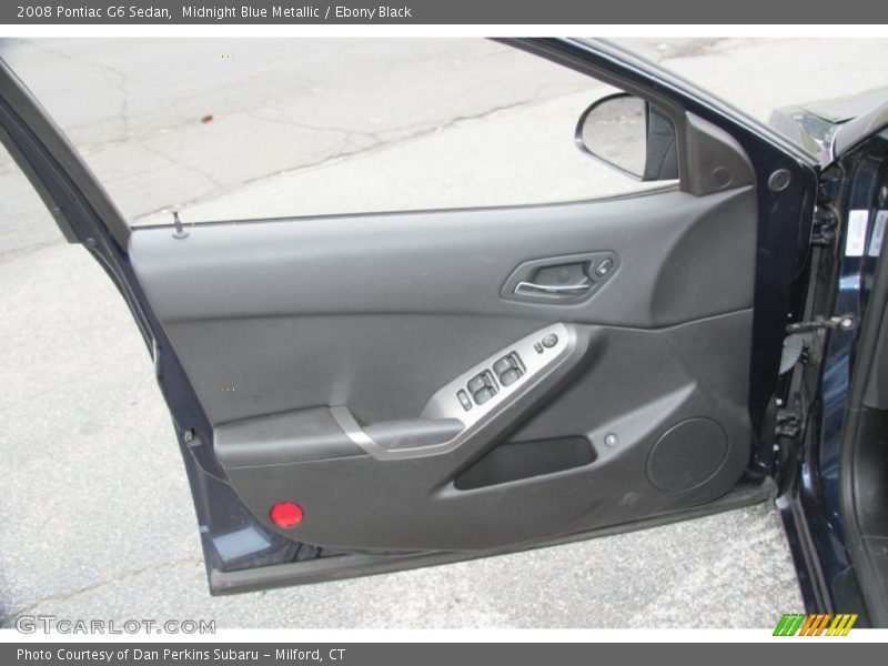 Midnight Blue Metallic / Ebony Black 2008 Pontiac G6 Sedan